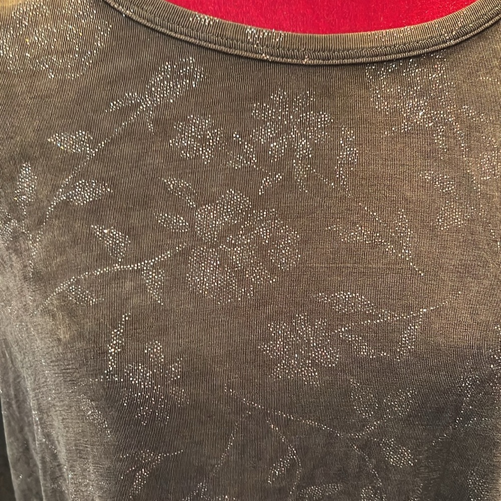 #34. 🪷 brown floral detail blouse. 18/20 xxl - Picture 5 of 6